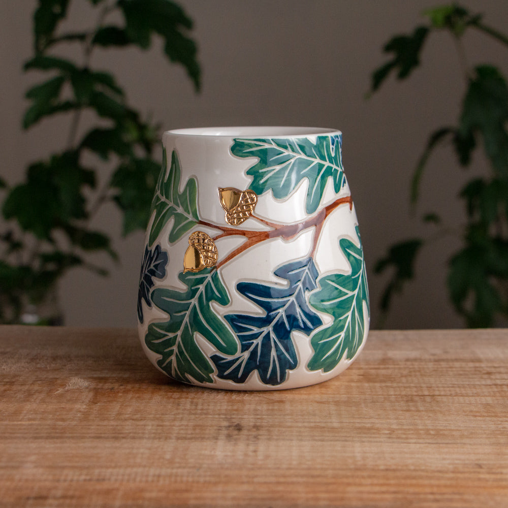 Oak Branch Wrap-Around Mug #2 [19oz]