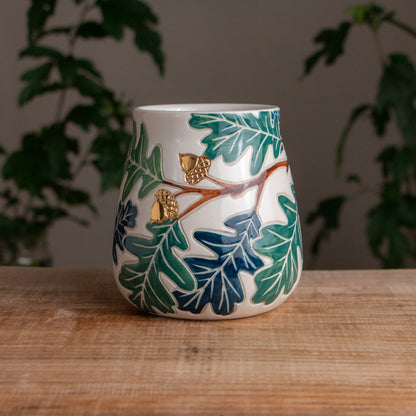 Oak Branch Wrap-Around Mug #2 [19oz]
