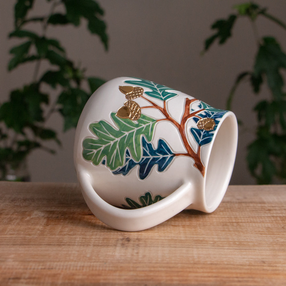 Oak Branch Wrap-Around Mug #2 [19oz]