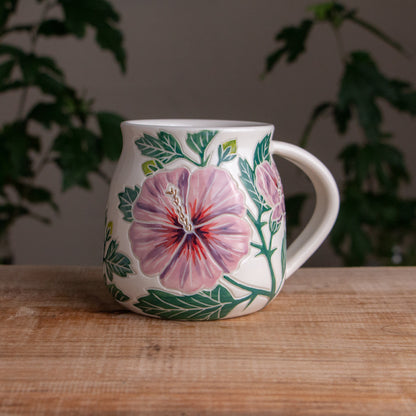 Hibiscus Wrap-Around Mug #1 [16oz]