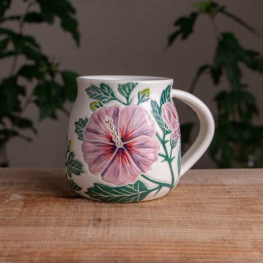 Hibiscus Wrap-Around Mug #1 [16oz]