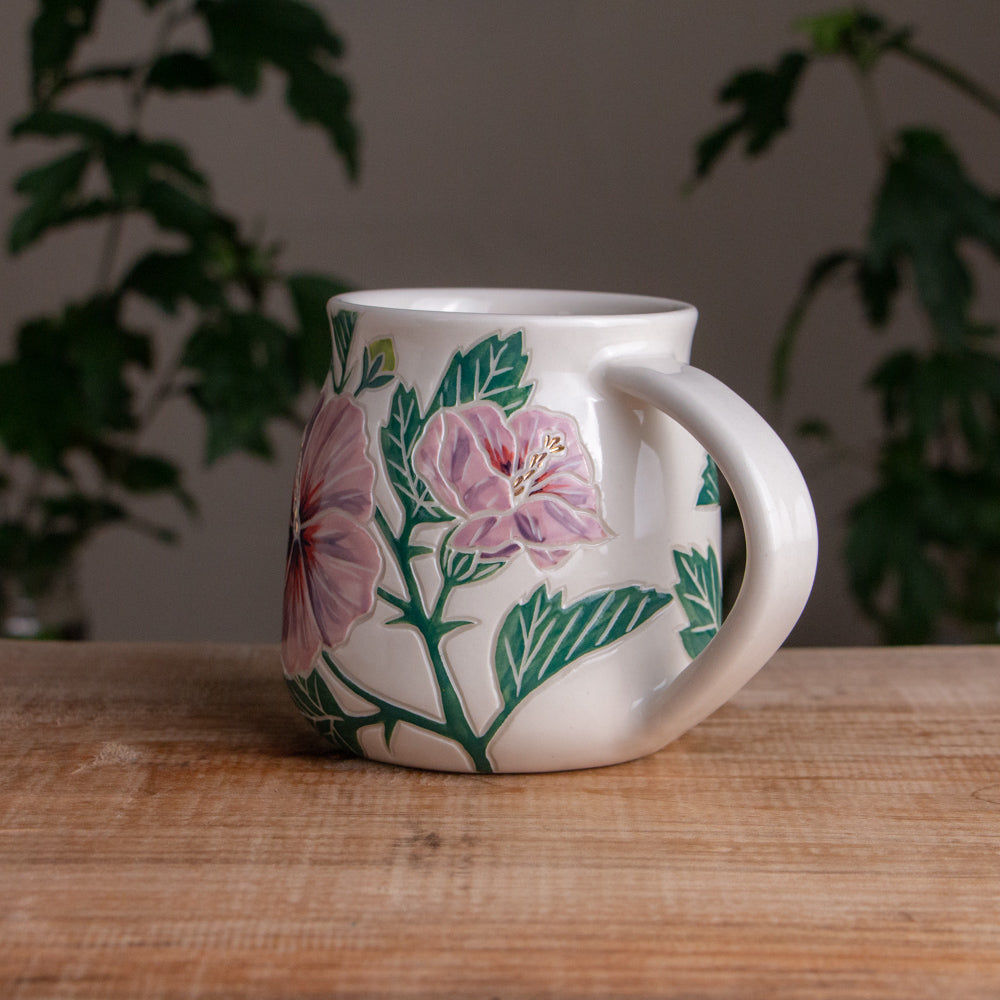 Hibiscus Wrap-Around Mug #1 [16oz]