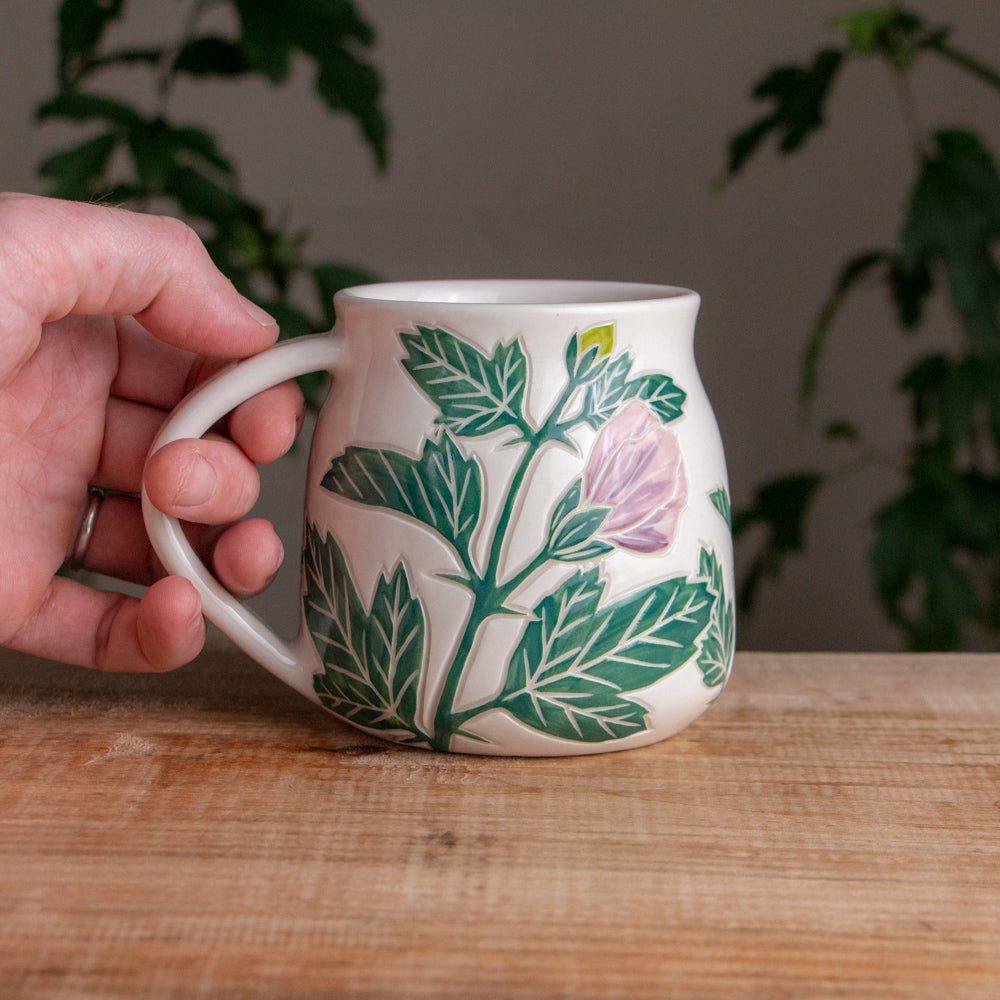 Hibiscus Wrap-Around Mug #1 [16oz]