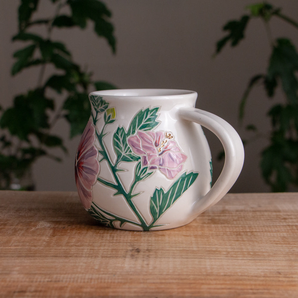 Hibiscus Wrap-Around Mug #2 [16oz]