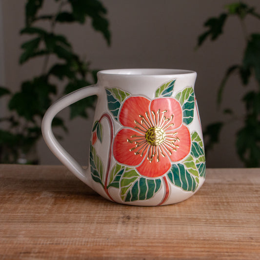 Pink Hellebore Wrap-Around #1 [17oz]