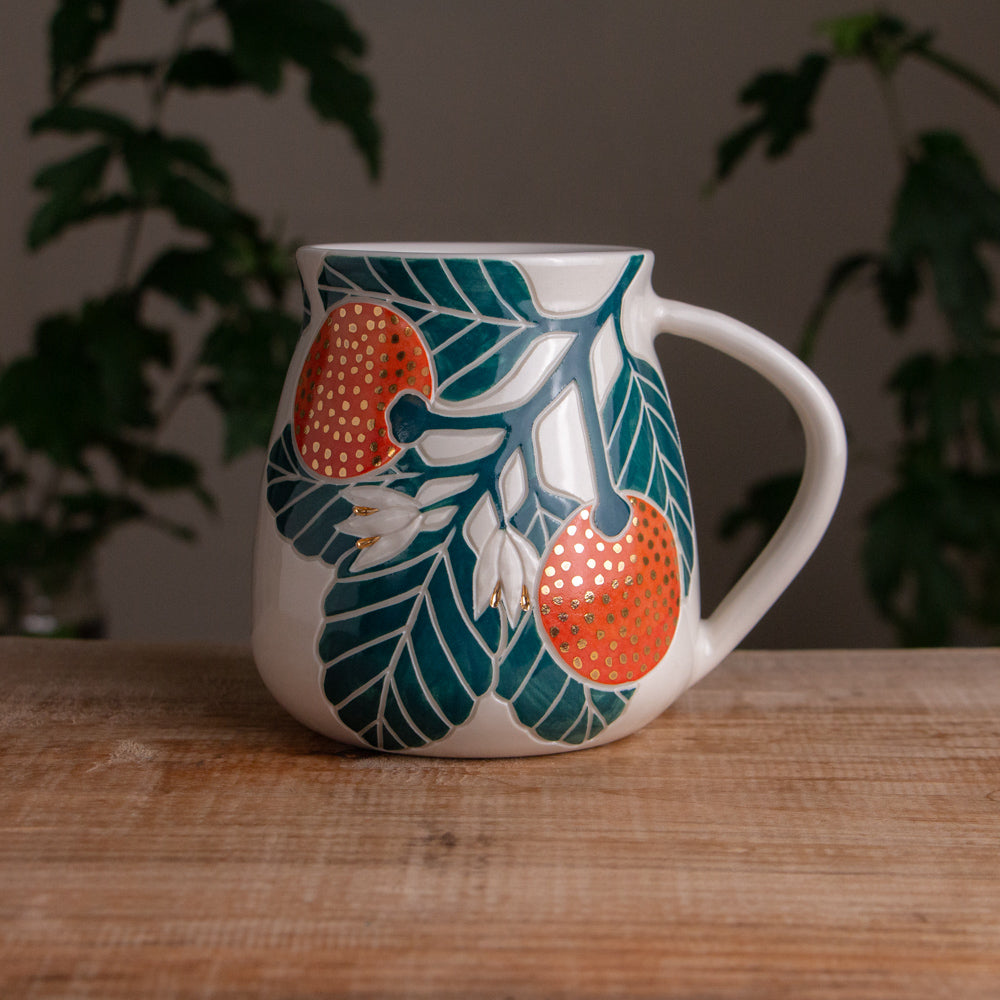 Clementine Wrap-Around Mug #1 [19oz]