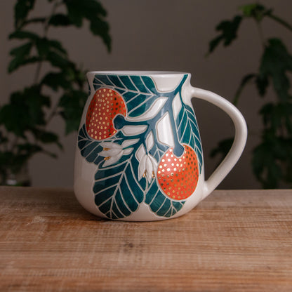 Clementine Wrap-Around Mug #1 [19oz]