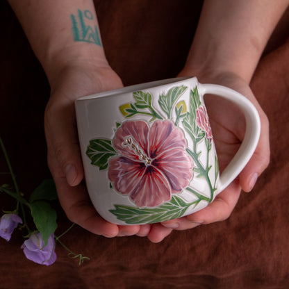 Hibiscus Botanic Mug