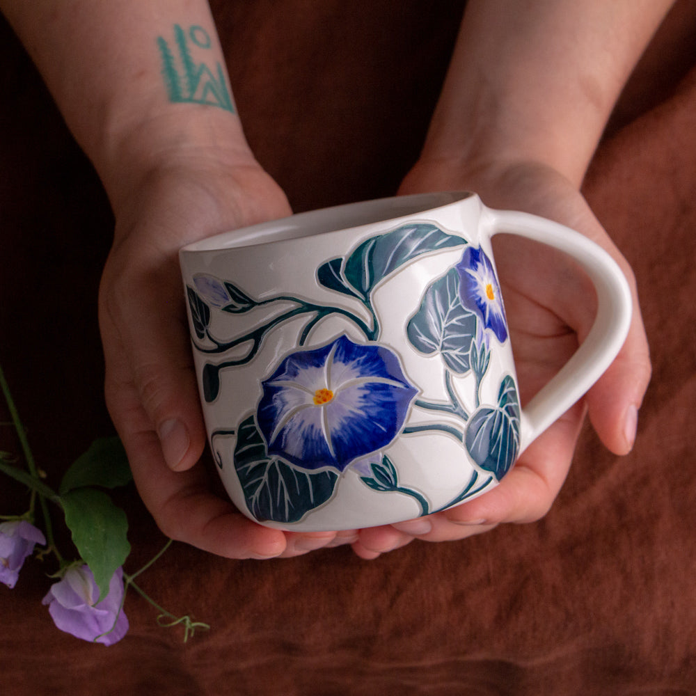 Morning Glory Botanic Mug