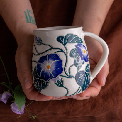 Morning Glory Wrap-Around Mug #4 [19oz]