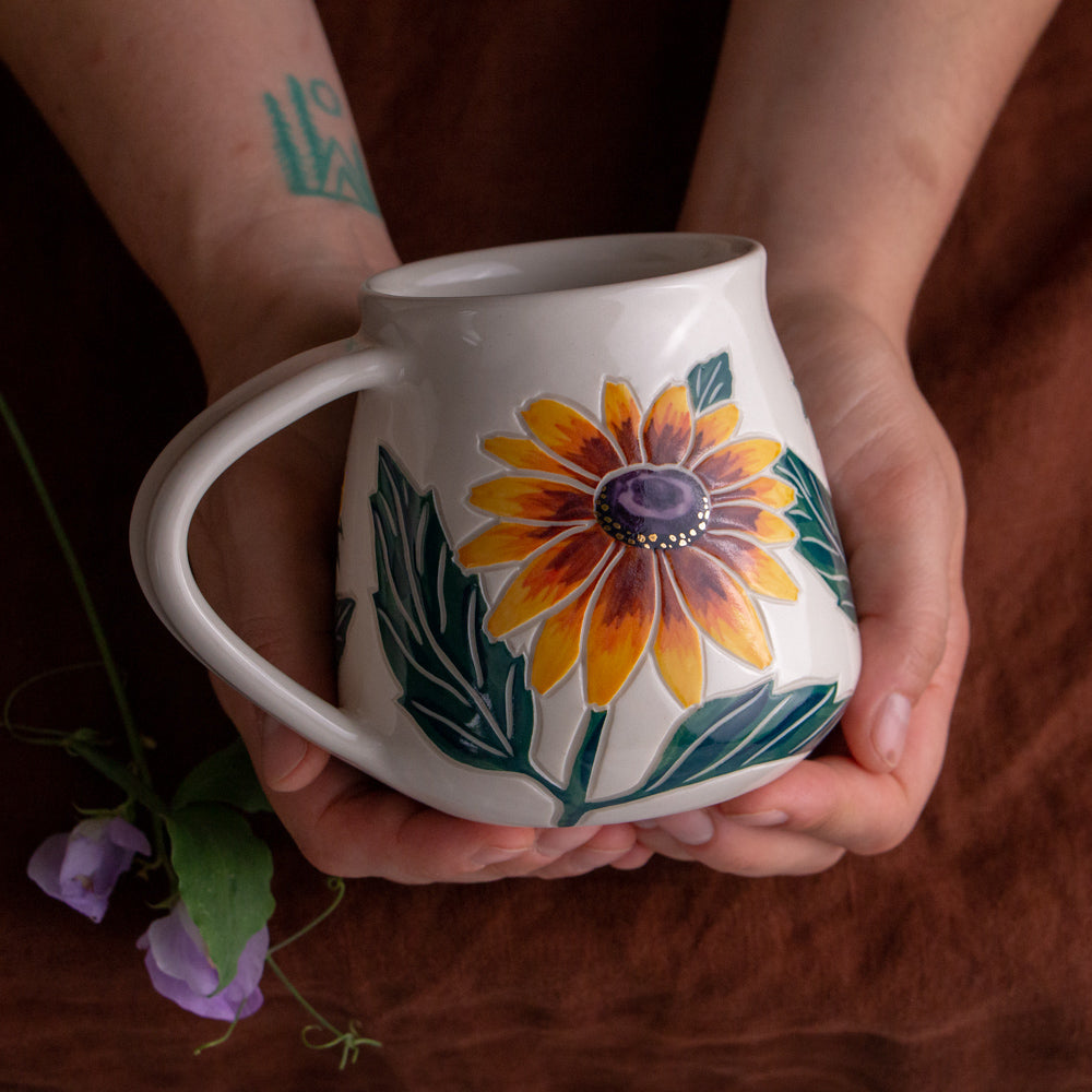 Rudbeckia Wrap-Around Mug #2 [16oz]
