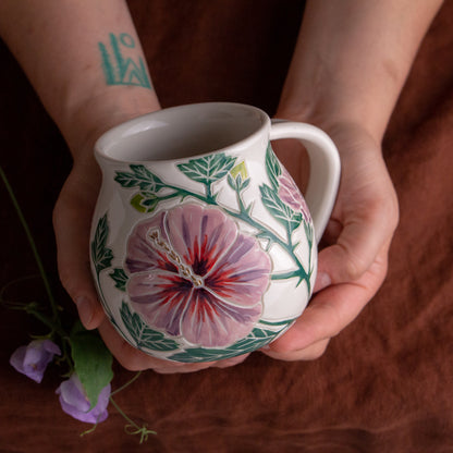 Hibiscus Wrap-Around Mug #2 [16oz]