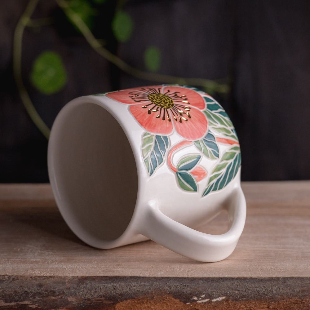 Pink Hellebore Mug