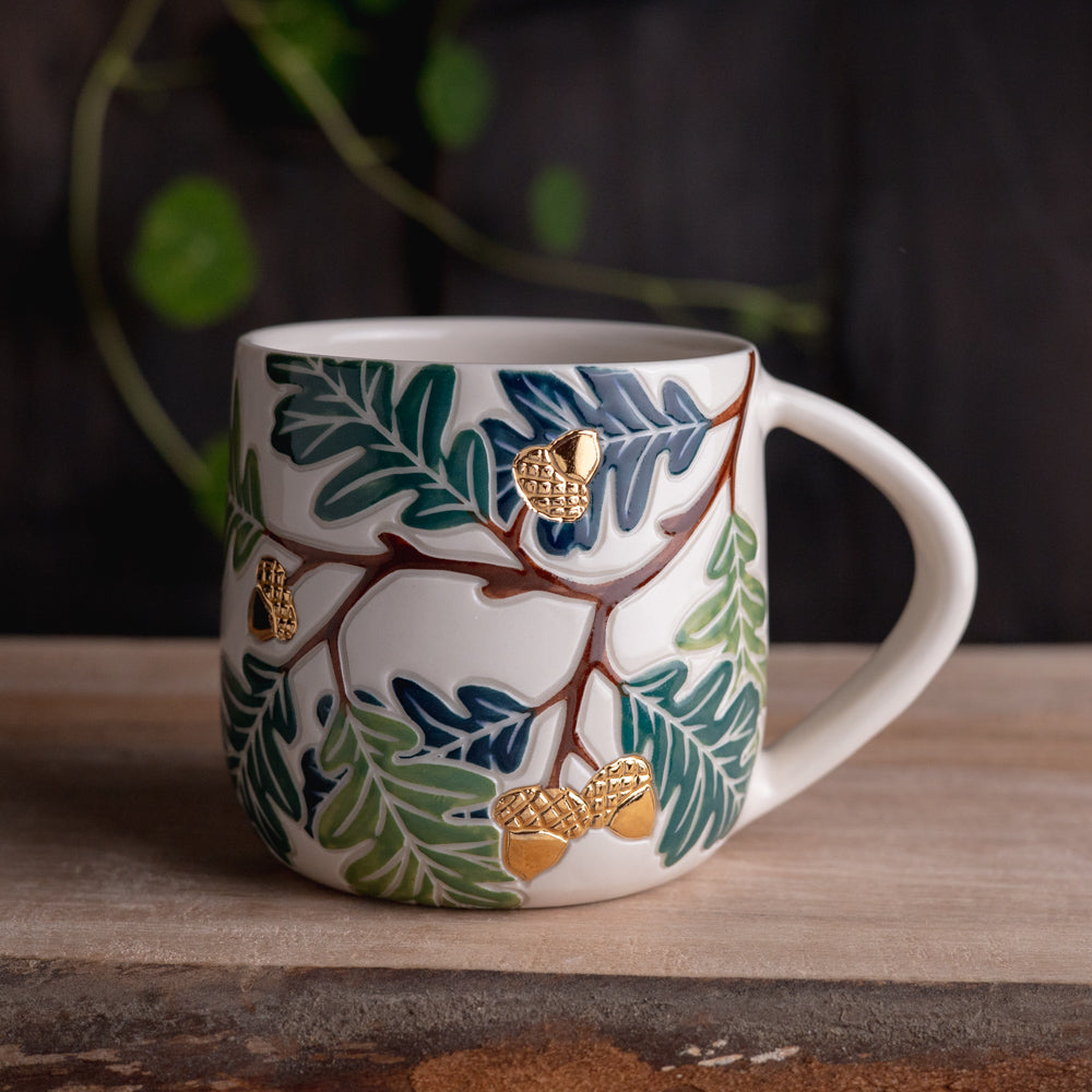 Oak Branch Mug 14-15oz