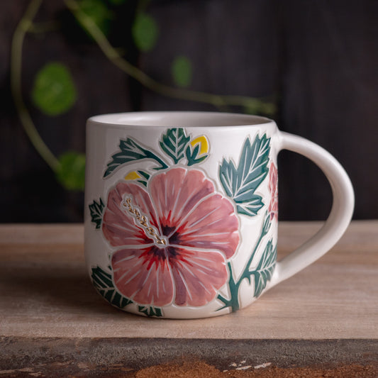 Hibiscus Botanic Mug