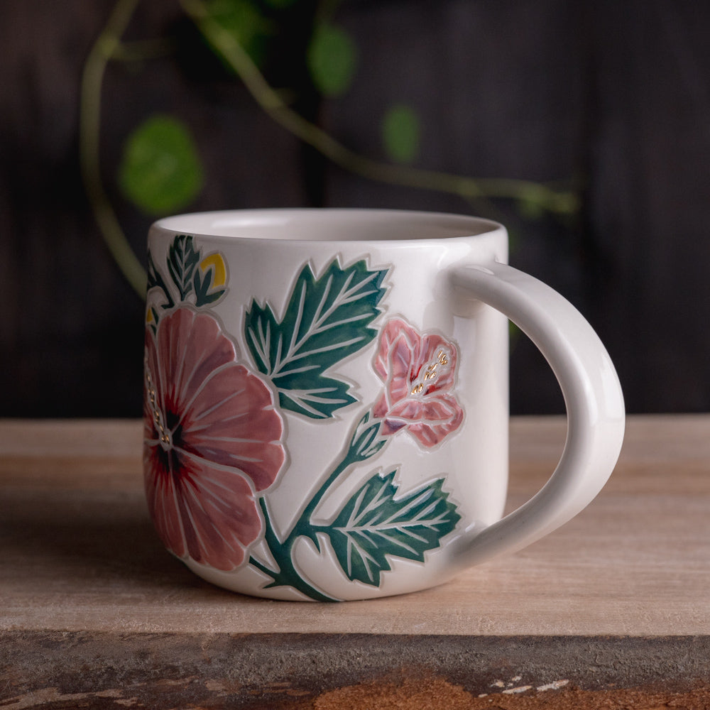 Hibiscus Botanic Mug