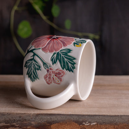 Hibiscus Botanic Mug