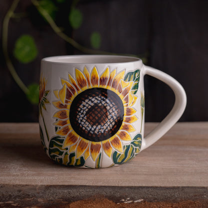 Yellow Sunflower Mug