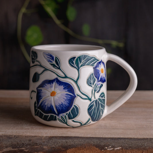 Morning Glory Botanic Mug 14-15oz