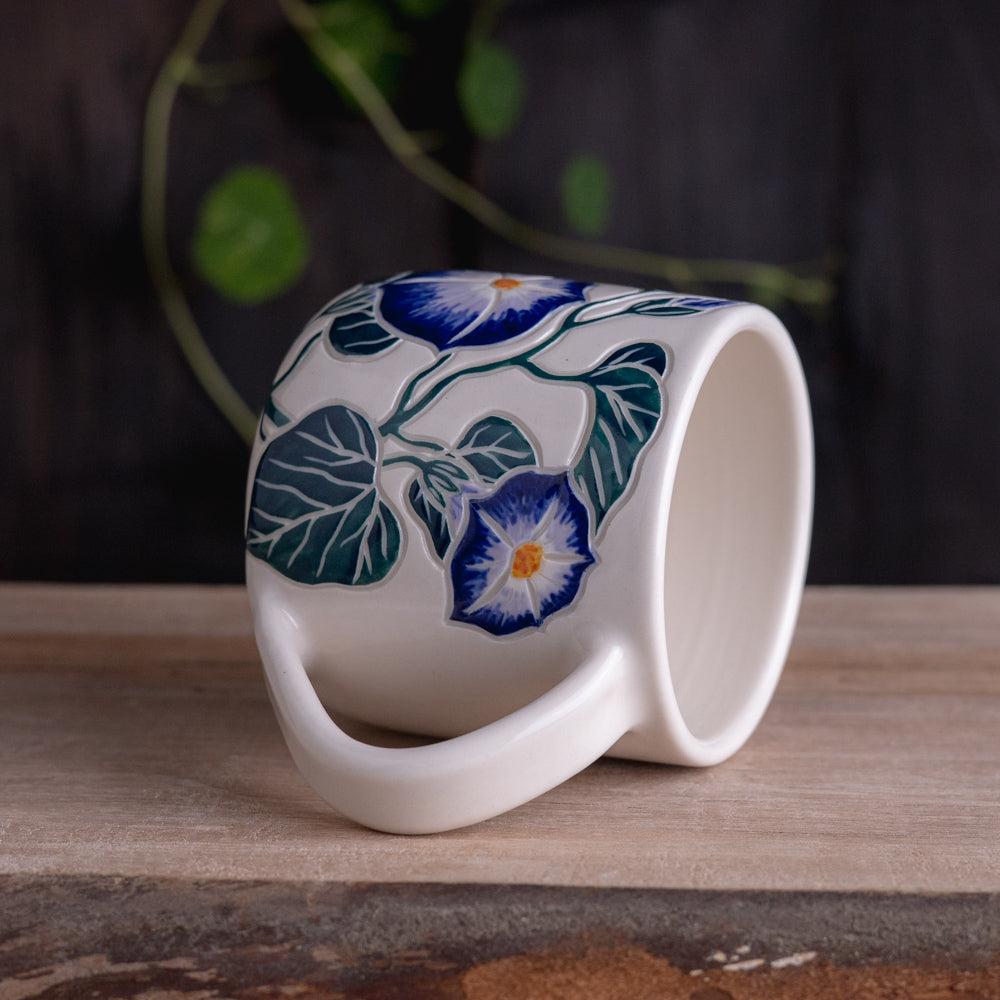 Morning Glory Botanic Mug 14-15oz