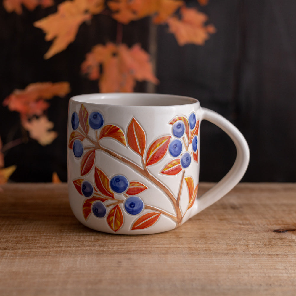 Autumn Blueberry Mug