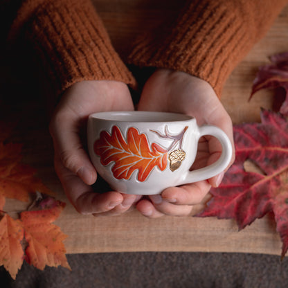 Oak Branch Cappuccino Cup #1 [7oz]