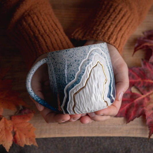 Teal Fade Trail Mug 16-17oz