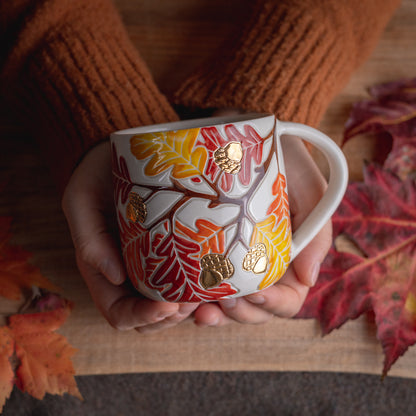 Autumn Oak Branch Mug