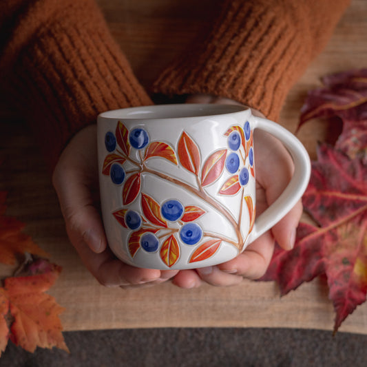 Autumn Blueberry Mug