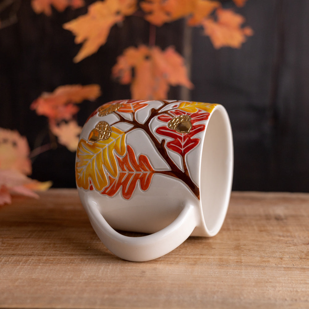 Autumn Oak Branch Mug