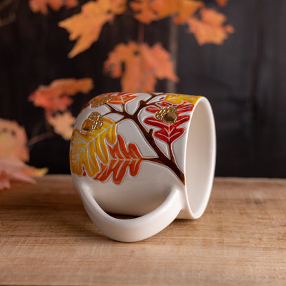Autumn Oak Branch Mug