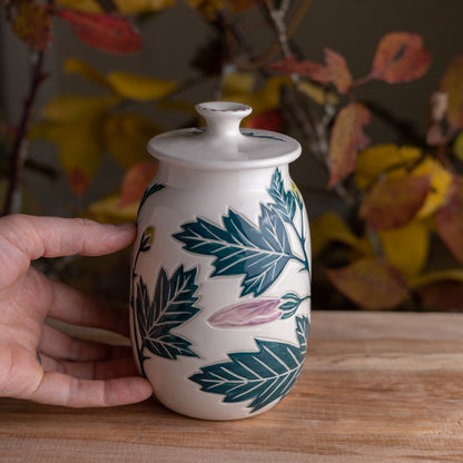 Hibiscus Jar / Canister
