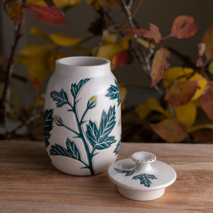Hibiscus Jar / Canister