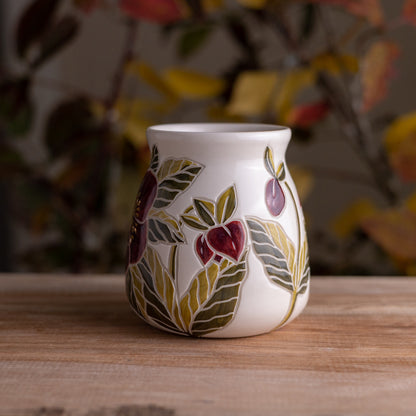 "Anna's Red" Hellebore Wrap-Around Mug #2 [16oz]