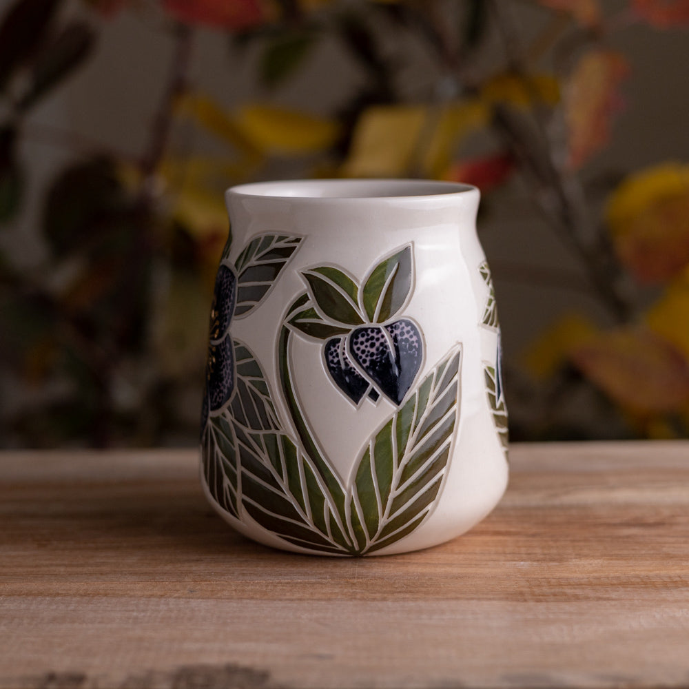 Dark Hellebore Wrap-Around Mug #2 [19oz]