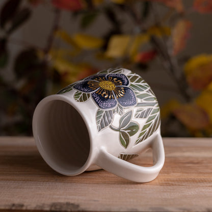 Dark Hellebore Wrap-Around Mug #2 [19oz]