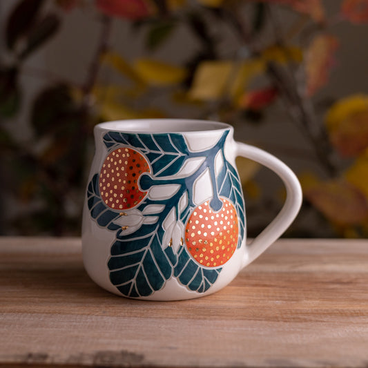 Clementine Wrap-Around Mug #1 [17oz]