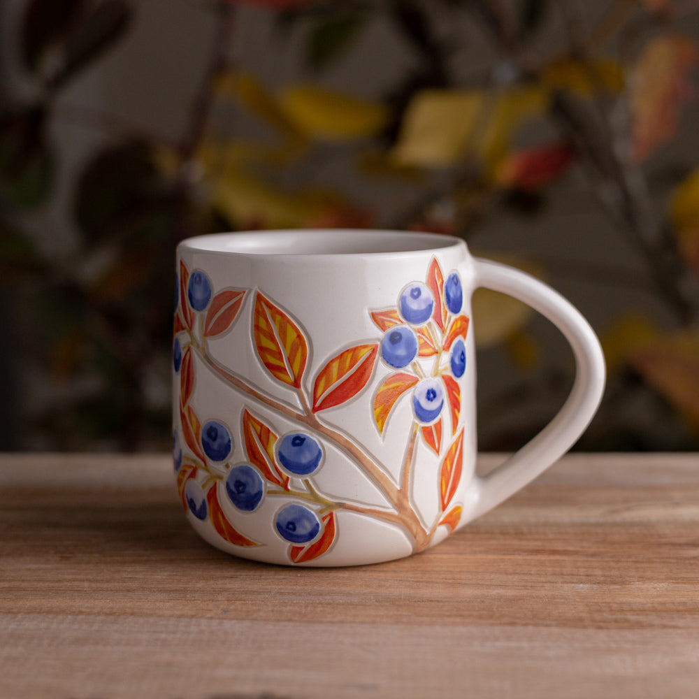 Autumn Blueberry Mug