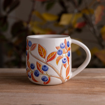 Autumn Blueberry Mug