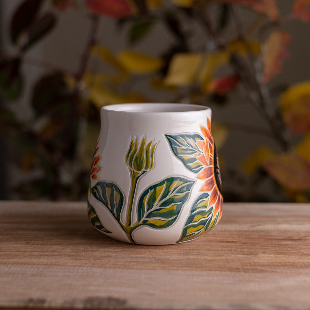 Sunflower Wrap-Around Mug #2 [16oz]