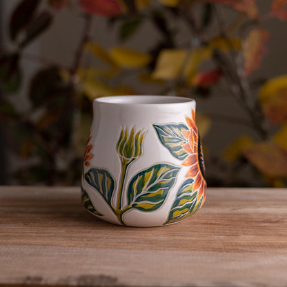 Sunflower Wrap-Around Mug #2 [16oz]