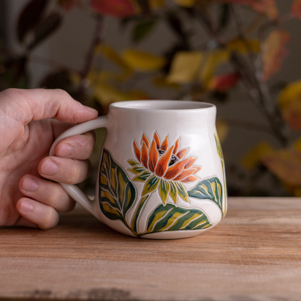 Sunflower Wrap-Around Mug #2 [16oz]