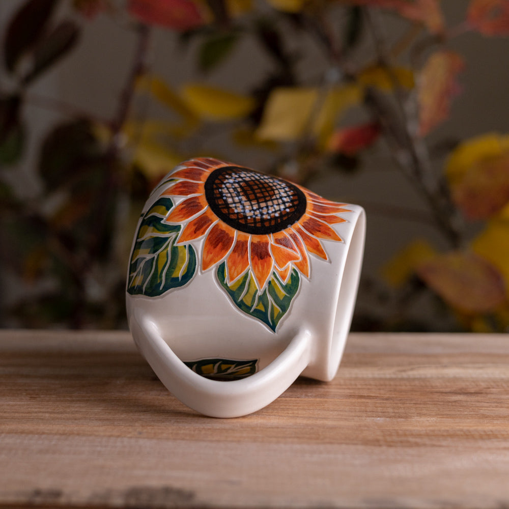 Sunflower Wrap-Around Mug #2 [16oz]