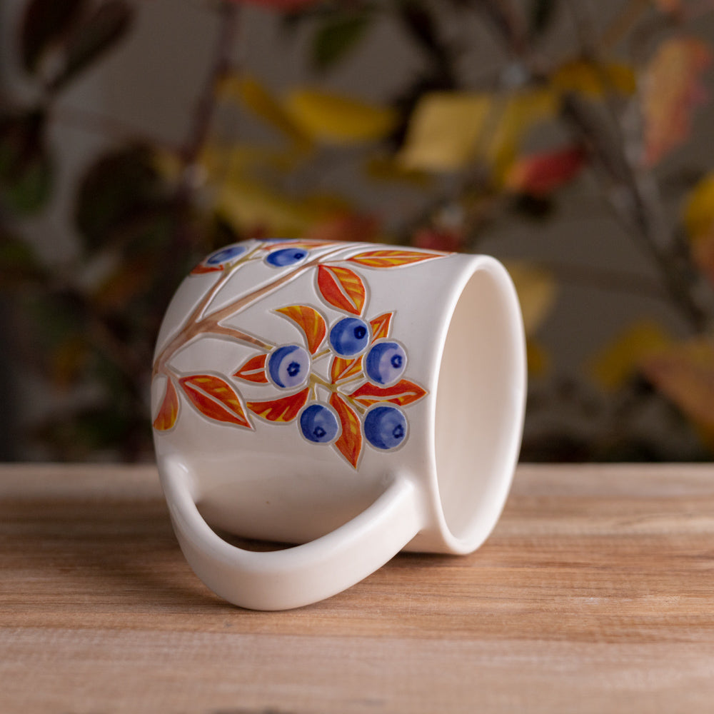 Autumn Blueberry Mug