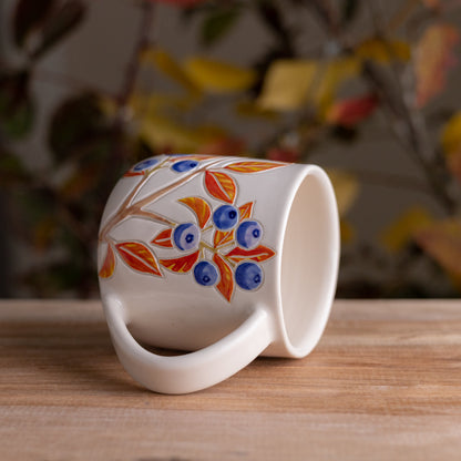 Autumn Blueberry Mug