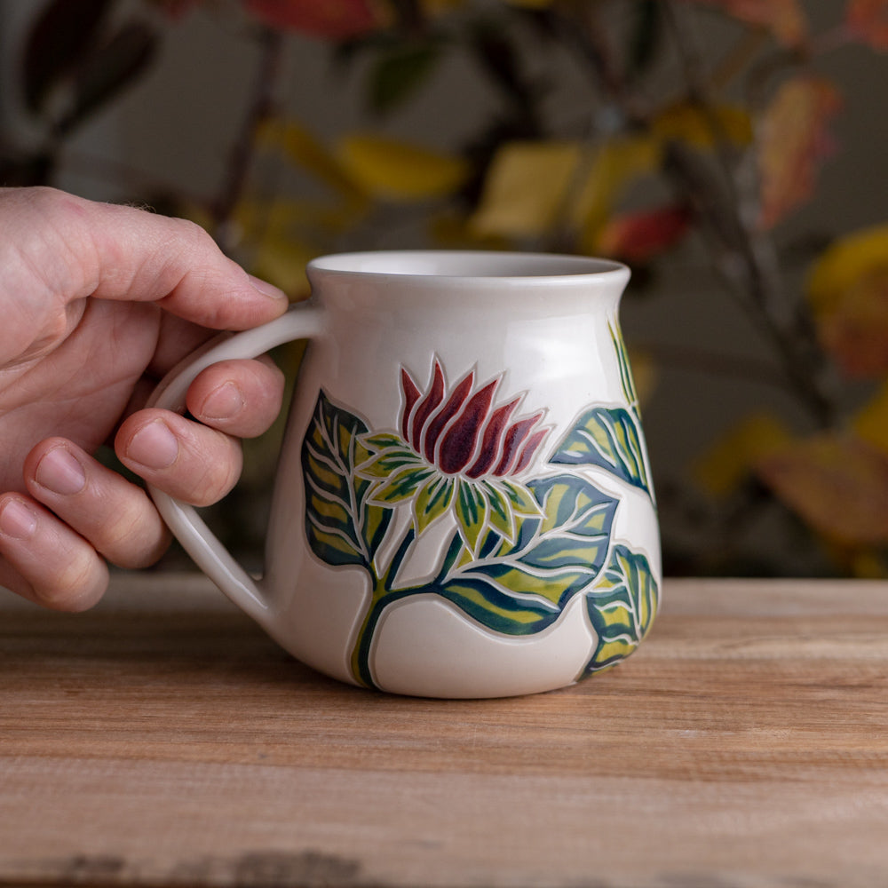 Sunflower Wrap-Around Mug #3 [19oz]