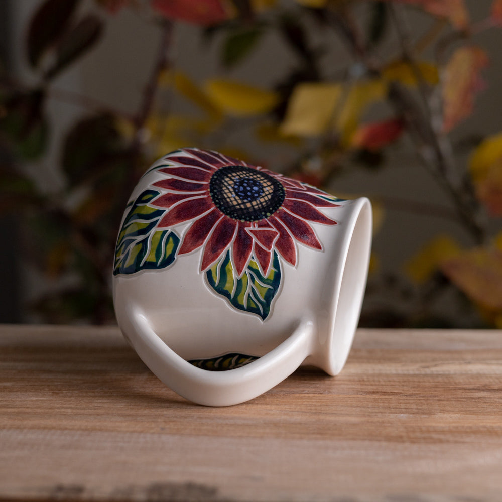 Sunflower Wrap-Around Mug #3 [19oz]