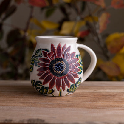 Sunflower Wrap-Around Mug #4 [18oz]