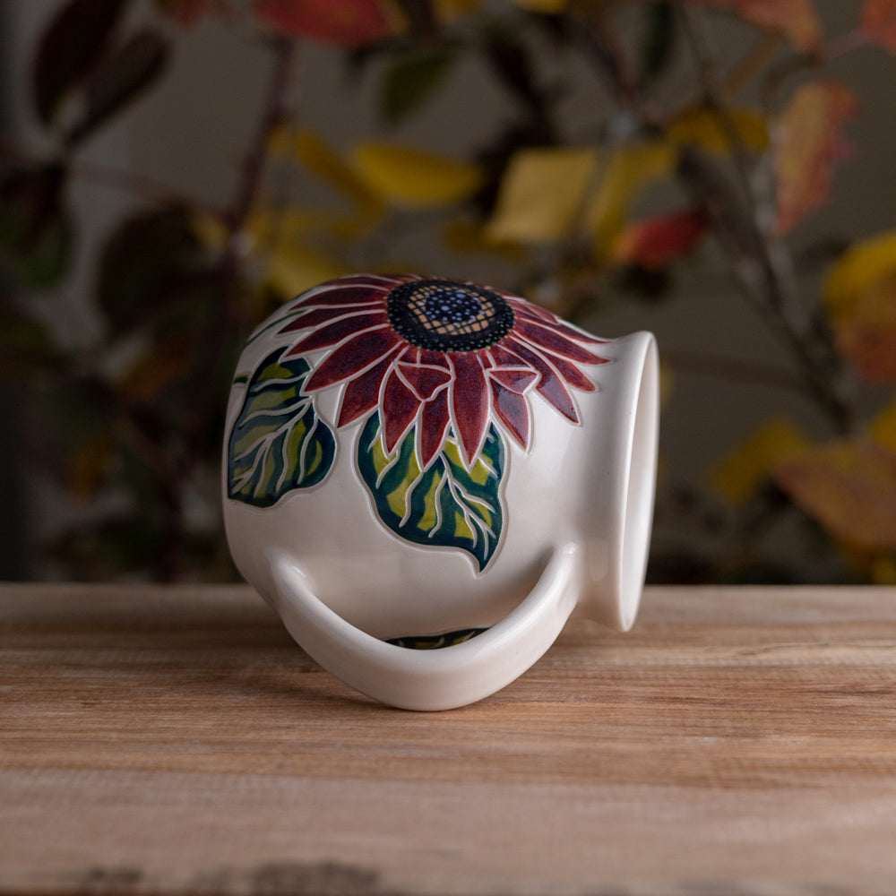 Sunflower Wrap-Around Mug #4 [18oz]