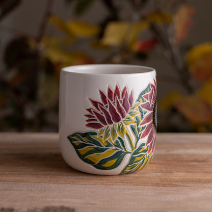 Dark Sunflower Mug 15oz